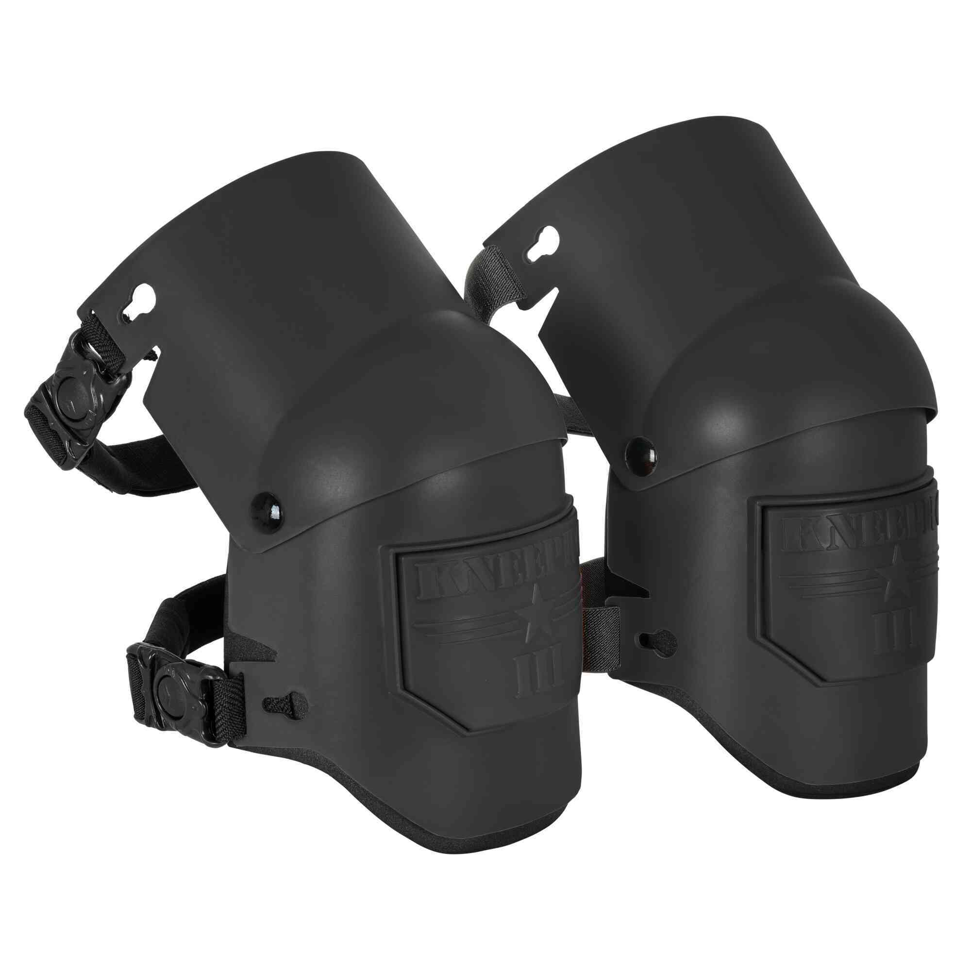 Sellstrom KneePro Ultra Flex III Knee Pads - Articulating Hinged Design, Extra-Wide Straps, Black, Model# S96111